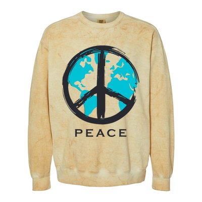 World Peace Colorblast Crewneck Sweatshirt