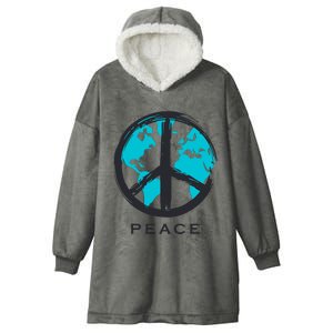 World Peace Hooded Wearable Blanket