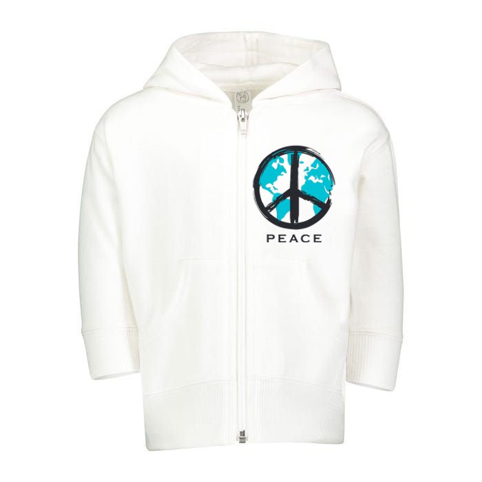 World Peace Toddler Zip Fleece Hoodie