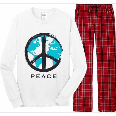 World Peace Long Sleeve Pajama Set