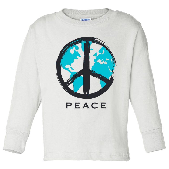 World Peace Toddler Long Sleeve Shirt