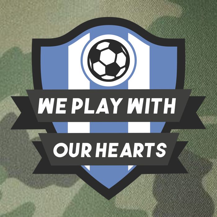 We Play With Our Hearts Soccer Player Legacy Tie Dye Trucker Hat