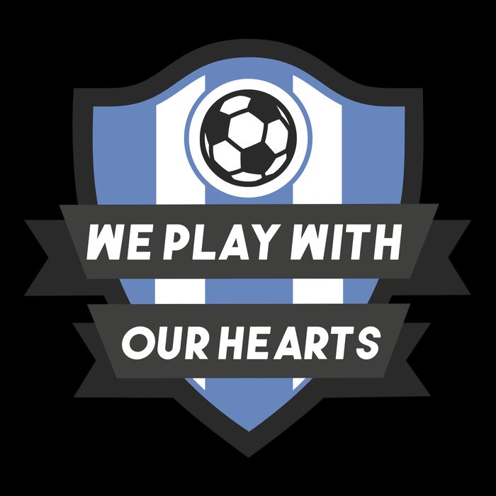 We Play With Our Hearts Soccer Player Bucket Hat