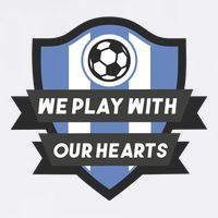 We Play With Our Hearts Soccer Player Garment-Dyed Sweatshirt