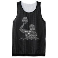 Waterpolo Player Word Cloud Water Polo Players Coach Mesh Reversible Basketball Jersey Tank