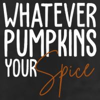Whatever Pumpkins Your Spice Festive Fall 7 Panel Mesh Trucker Snapback Hat