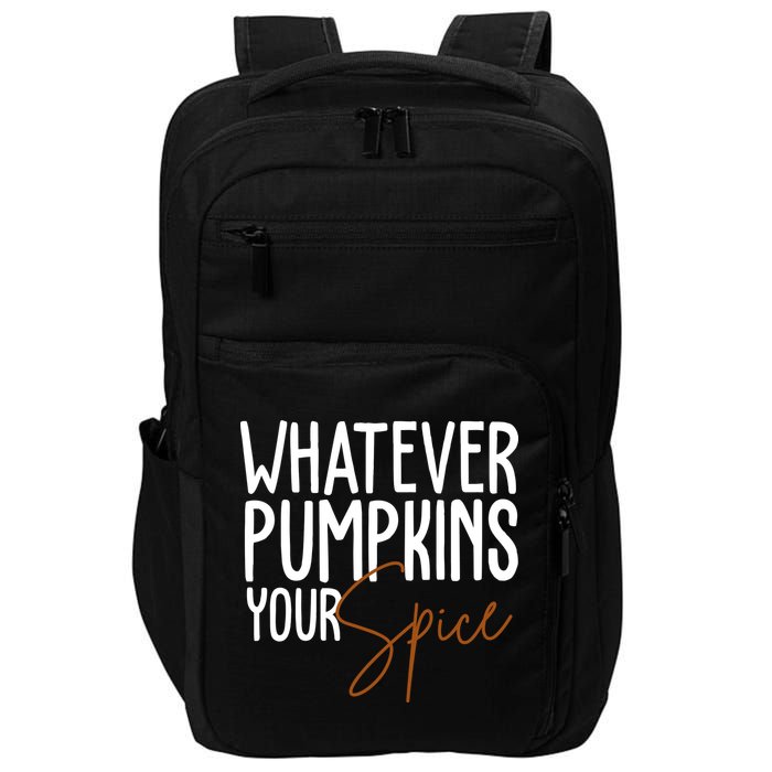 Whatever Pumpkins Your Spice Festive Fall Impact Tech Backpack