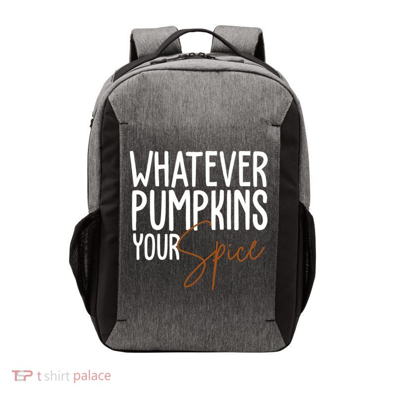 Whatever Pumpkins Your Spice Festive Fall Vector Backpack