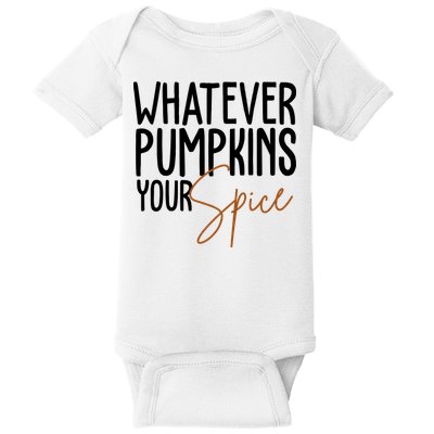 Whatever Pumpkins Your Spice Festive Fall Baby Bodysuit