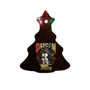 Wo Queens are Born in May Gemini Birthday Ceramic Tree Ornament