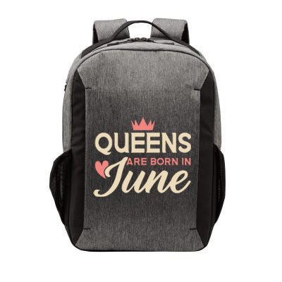 Wo Queens Are Born In June Birthday Vector Backpack