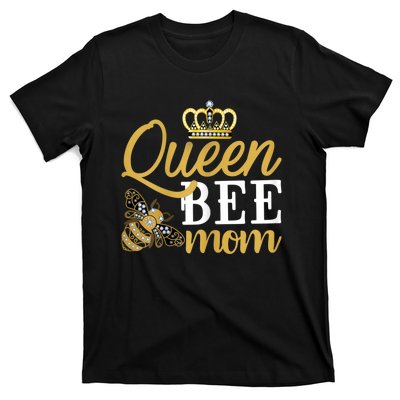 Womens Queen Bee Mom T-Shirt