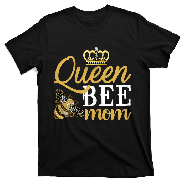 Womens Queen Bee Mom T-Shirt