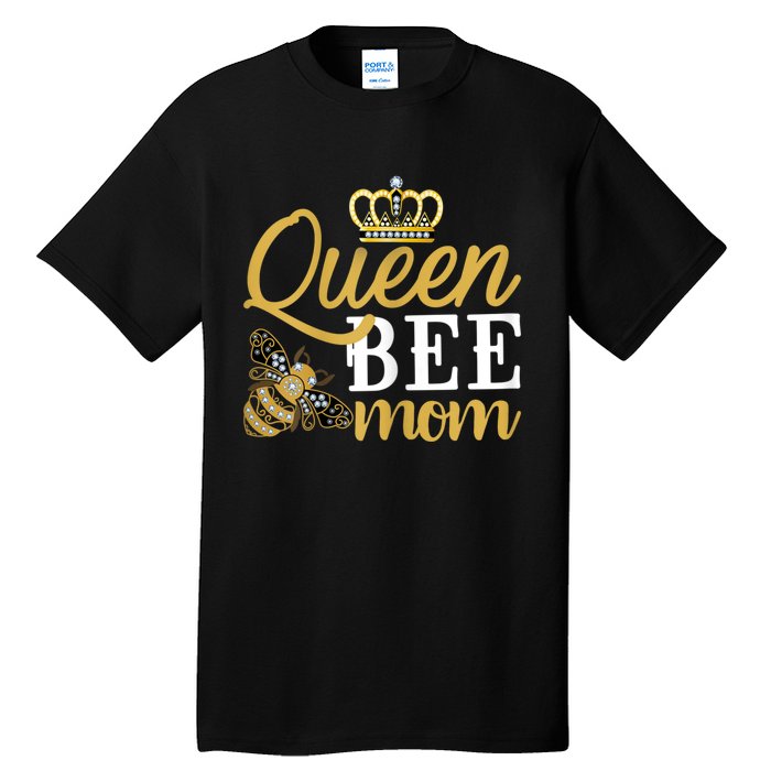 Womens Queen Bee Mom Tall T-Shirt