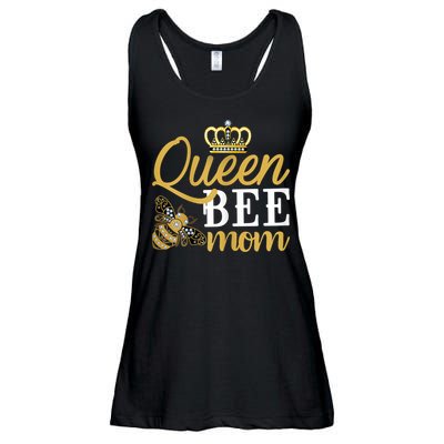 Womens Queen Bee Mom Ladies Essential Flowy Tank