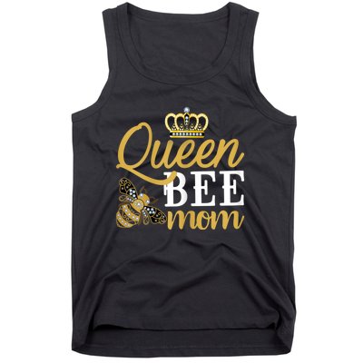 Womens Queen Bee Mom Tank Top