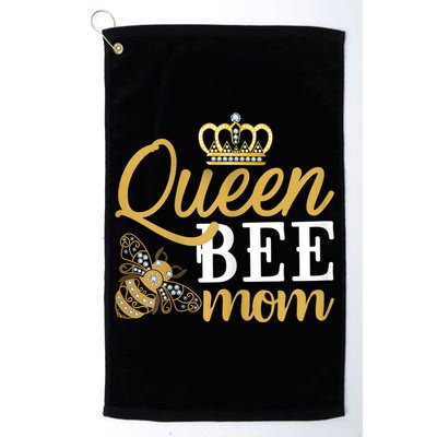 Womens Queen Bee Mom Golf Towel
