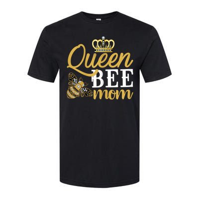 Womens Queen Bee Mom Softstyle CVC T-Shirt