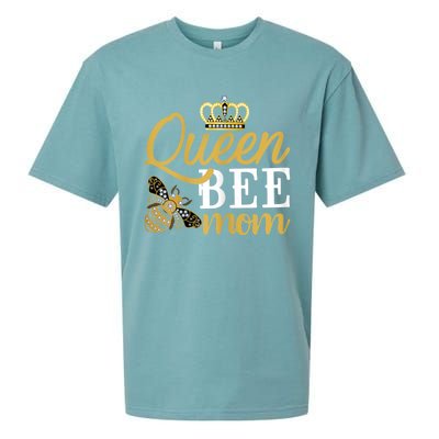 Womens Queen Bee Mom Sueded Cloud Jersey T-Shirt