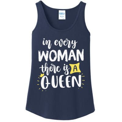 Women Queen Boss Strong Feminist Power Empowered Female Ladies Essential Tank