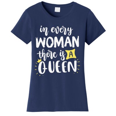 Women Queen Boss Strong Feminist Power Empowered Female Women's T-Shirt