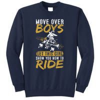 Wo Quad Bike Funny ATV Let This Girl Show You How To Ride Tall Sweatshirt