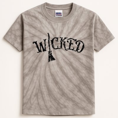 Wicked Quote Halloween Witchcraft Wiccan Kids Tie-Dye T-Shirt