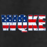 WQKE Woke QAnon American Flag Adult Drive Performance Visor