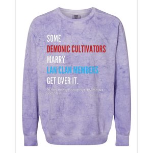 Wangxian Quote Modaozushi The Untamed Cql Colorblast Crewneck Sweatshirt