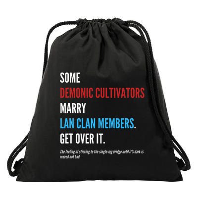 Wangxian Quote Modaozushi The Untamed Cql Drawstring Bag
