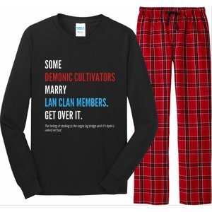 Wangxian Quote Modaozushi The Untamed Cql Long Sleeve Pajama Set