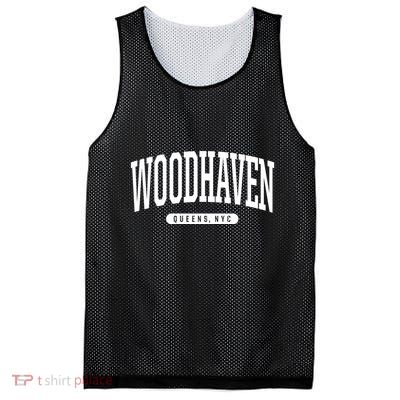 Woodhaven Queens Ny Souvenirs Nyc Borough Woodhaven Queens New York City Mesh Reversible Basketball Jersey Tank