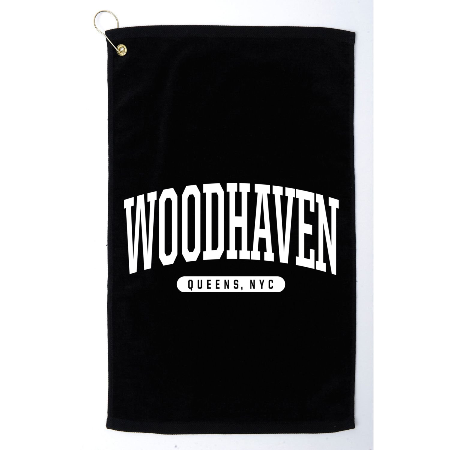 Woodhaven Queens Ny Souvenirs Nyc Borough Woodhaven Queens New York City Golf Towel