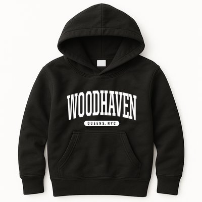 Woodhaven Queens Ny Souvenirs Nyc Borough Woodhaven Queens New York City Kids Hoodie