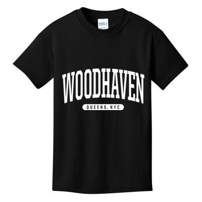 Woodhaven Queens Ny Souvenirs Nyc Borough Woodhaven Queens New York City Kids T-Shirt