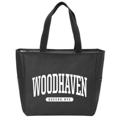 Woodhaven Queens Ny Souvenirs Nyc Borough Woodhaven Queens New York City Zip Tote Bag