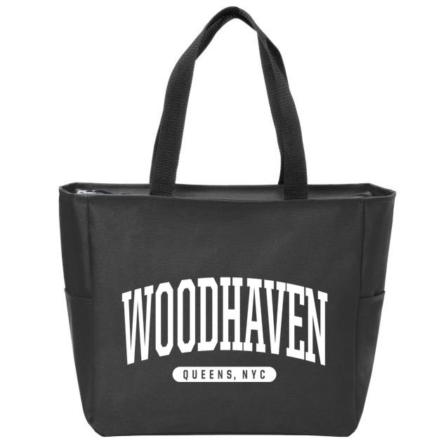 Woodhaven Queens Ny Souvenirs Nyc Borough Woodhaven Queens New York City Zip Tote Bag