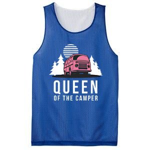 Wo Queen Of The Camper Rv Graphic Gift Cute Mom Camping Cute Gift Mesh Reversible Basketball Jersey Tank