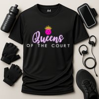 Womens Queens Of The Court Pickleball Cooling Performance Crew T-Shirt