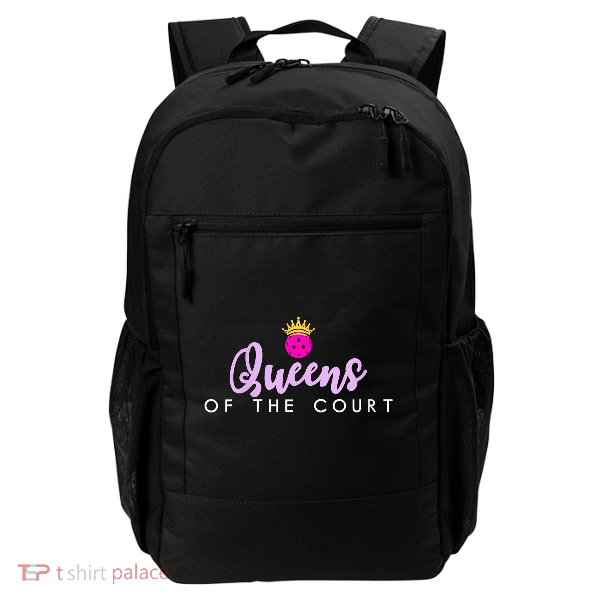 Womens Queens Of The Court Pickleball Daily Commute Backpack