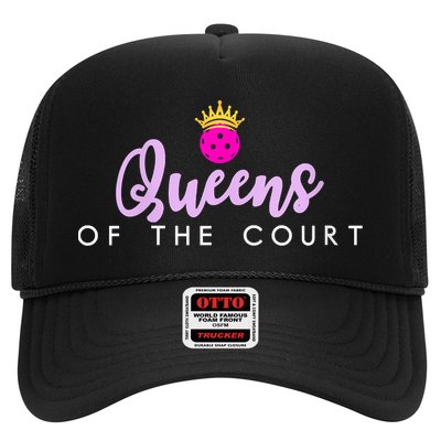 Womens Queens Of The Court Pickleball Trucker Hat