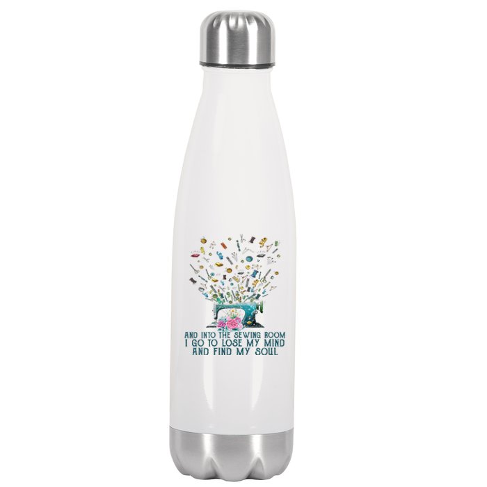 Womens Quilting Quilter Sewer Sewing Stainless Steel Insulated Water Bottle