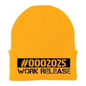 Work Release 2025 Funny Retirement 2025 Retired Knit Cap Winter Beanie