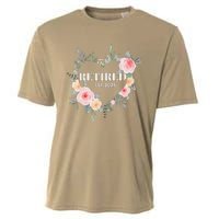 Women Retired 2025 Floral With Flowers For Grandma In Retirement Cooling Performance Crew T-Shirt