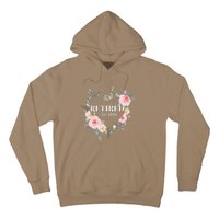 Women Retired 2025 Floral With Flowers For Grandma In Retirement Hoodie