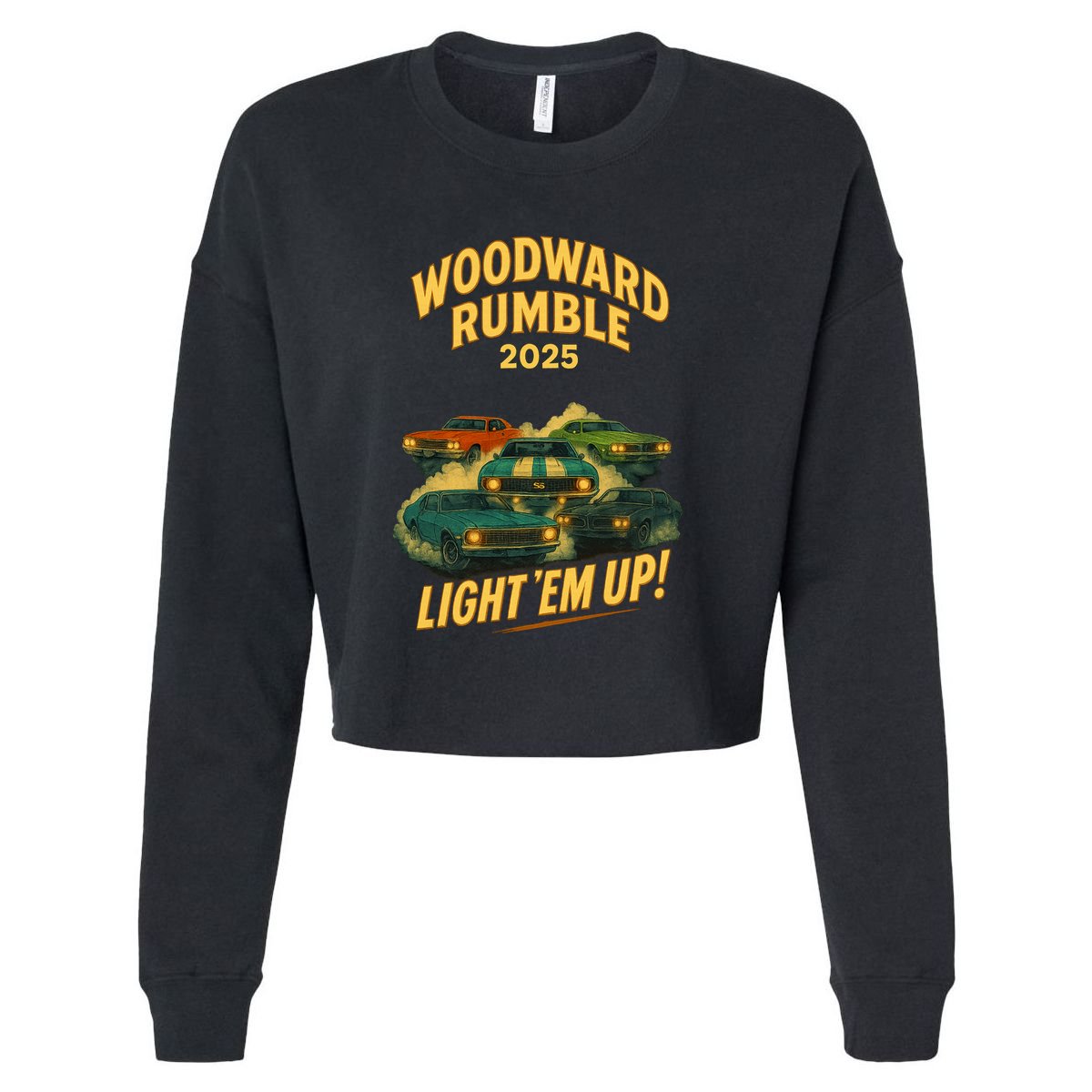 Woodward Rumble 2025 Cropped Pullover Crew