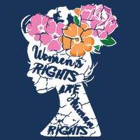 Women's Rights Are Human Rights Human Rights Advocate VNeck Button