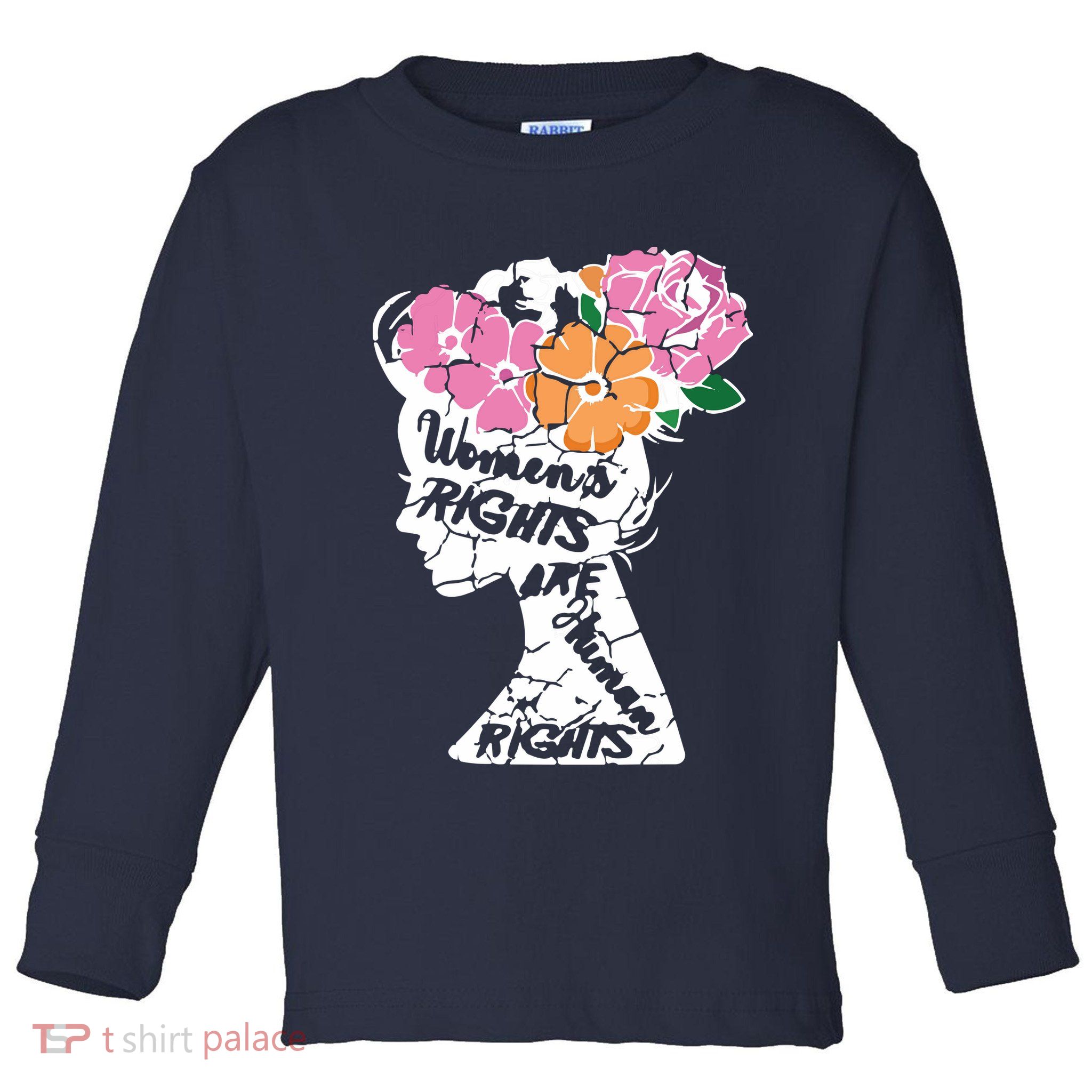Women's Rights Are Human Rights Human Rights Advocate VNeck Toddler Long Sleeve Shirt