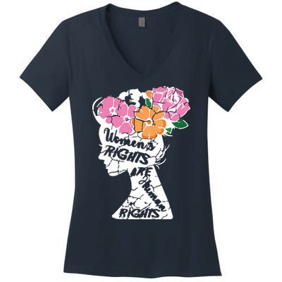 Women's Rights Are Human Rights Human Rights Advocate VNeck Women's V-Neck T-Shirt