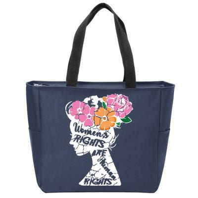 Women's Rights Are Human Rights Human Rights Advocate VNeck Zip Tote Bag